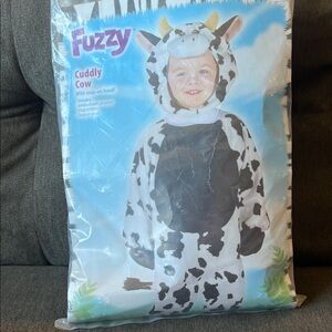 Cuddly Cow Kids Costume - Black and White